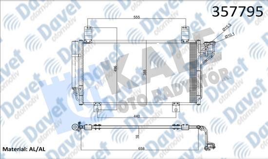 KALE 357795 Kondenser Mazda Cx-5 2.0 11-  ####